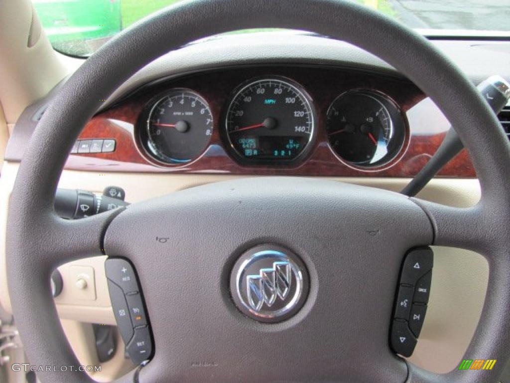 2007 Buick Lucerne CX Cocoa/Cashmere Steering Wheel Photo #38123771