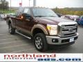 2011 Royal Red Metallic Ford F250 Super Duty Lariat SuperCab 4x4  photo #4