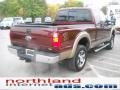 2011 Royal Red Metallic Ford F250 Super Duty Lariat SuperCab 4x4  photo #6