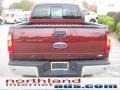 2011 Royal Red Metallic Ford F250 Super Duty Lariat SuperCab 4x4  photo #7