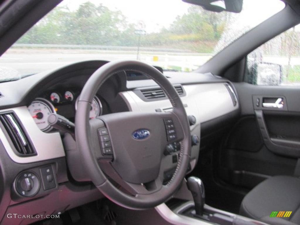 Charcoal Black Interior 2010 Ford Focus Ses Coupe Photo