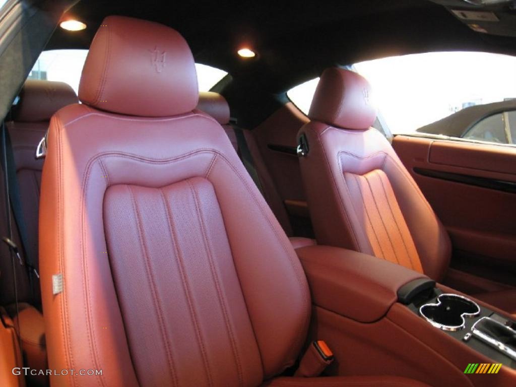 Bordeaux Interior 2010 Maserati GranTurismo S Photo #38127006