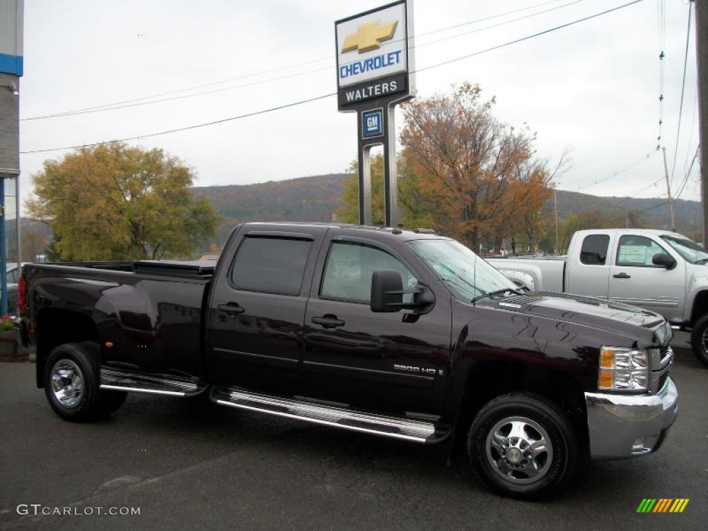 Black Cherry Metallic Chevrolet Silverado 3500HD