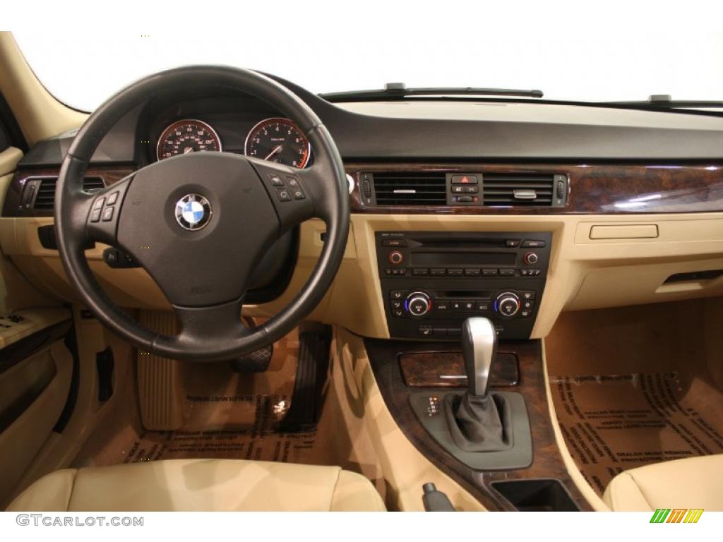 2007 3 Series 335xi Sedan - Platinum Bronze Metallic / Beige photo #23