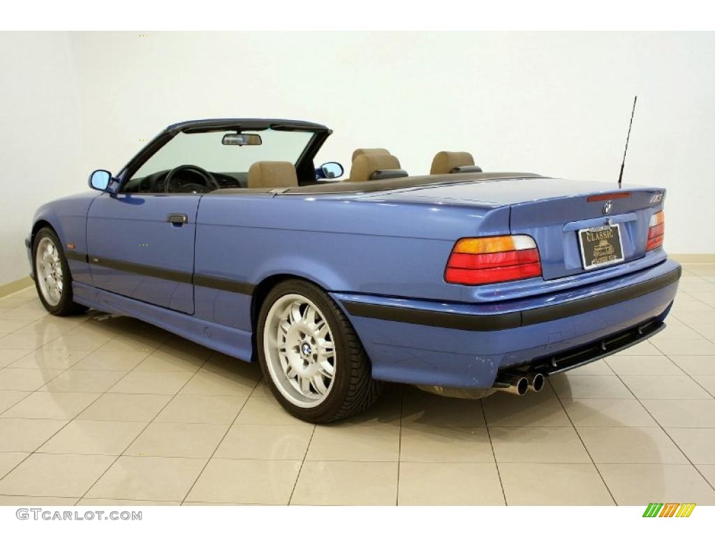1999 M3 Convertible - Estoril Blue Metallic / Modena photo #5