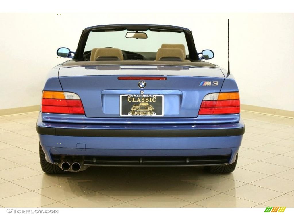 1999 M3 Convertible - Estoril Blue Metallic / Modena photo #6