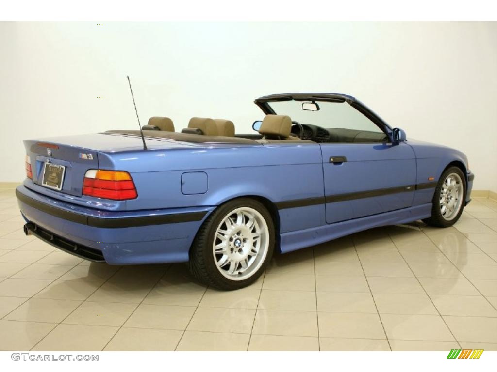 1999 M3 Convertible - Estoril Blue Metallic / Modena photo #7