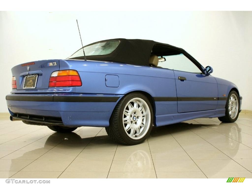 1999 M3 Convertible - Estoril Blue Metallic / Modena photo #8