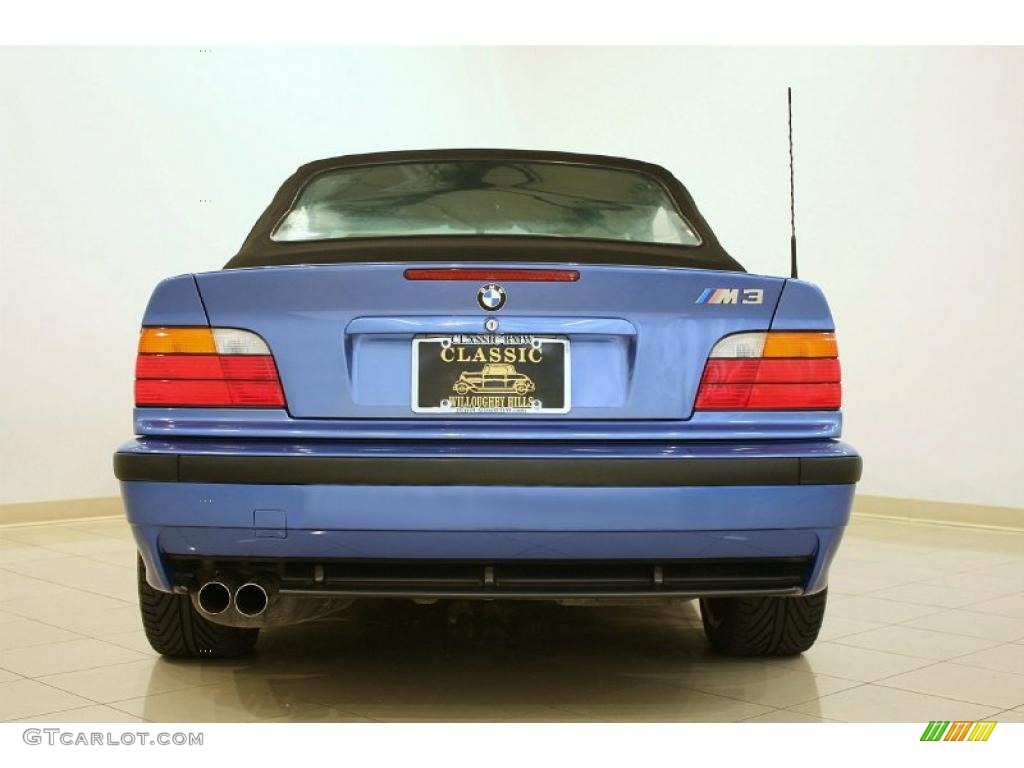 1999 M3 Convertible - Estoril Blue Metallic / Modena photo #9