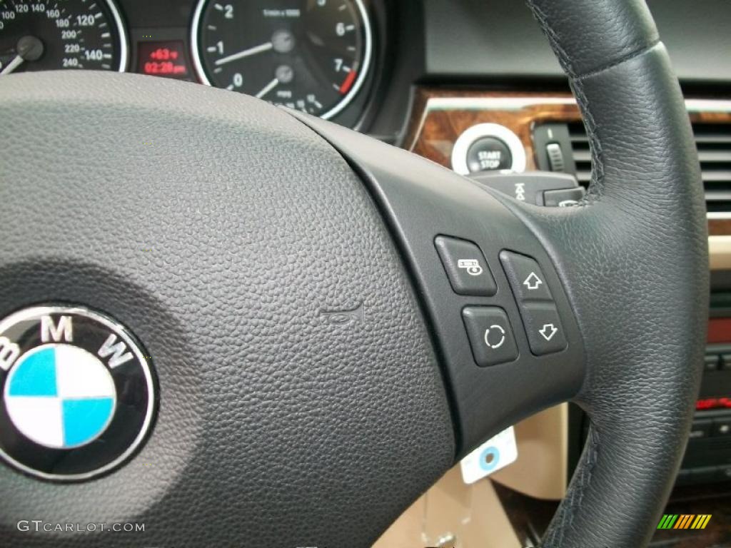2007 3 Series 328xi Sedan - Montego Blue Metallic / Cream Beige photo #16