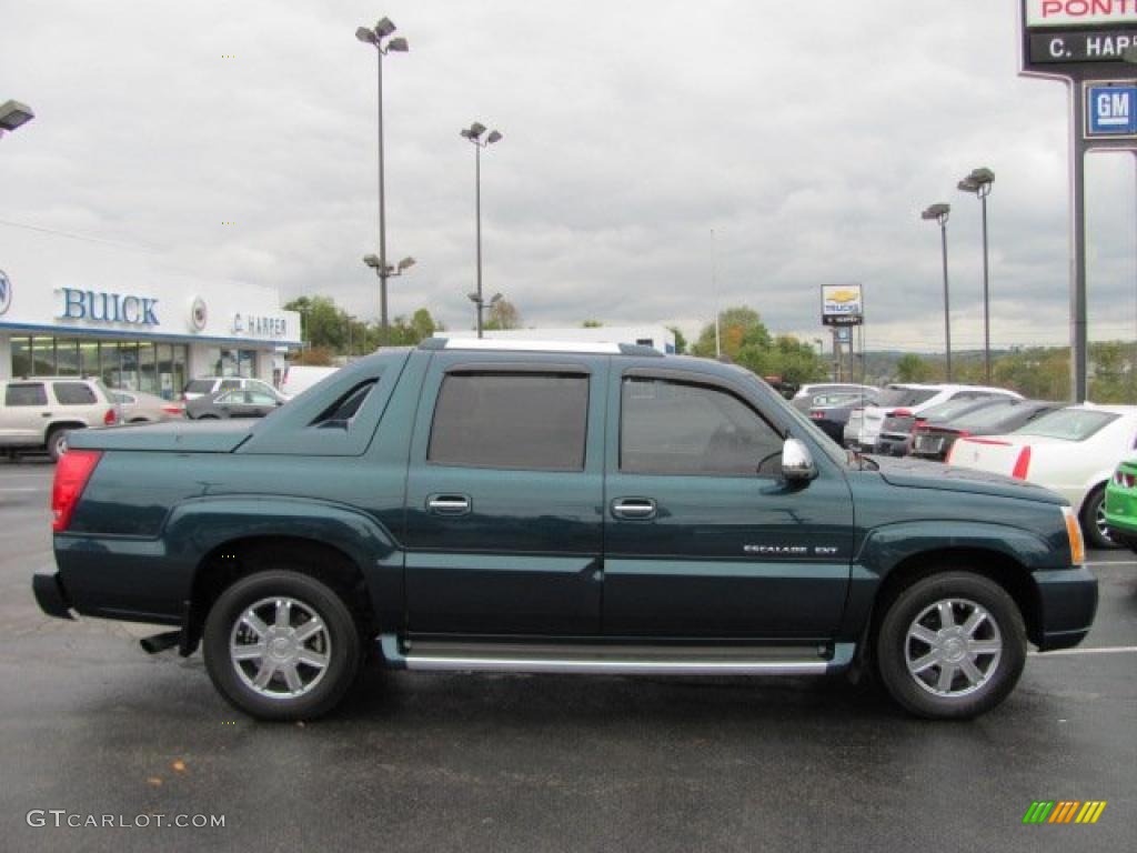 2005 Escalade EXT AWD - Rip Tide Blue / Shale photo #2