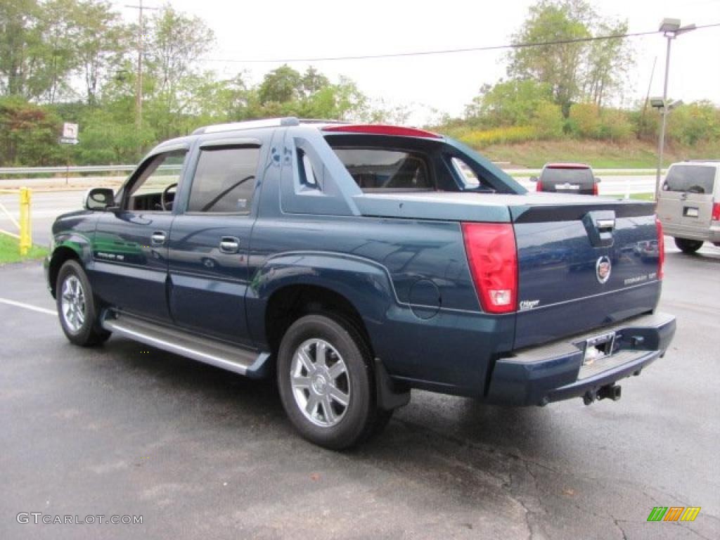 2005 Escalade EXT AWD - Rip Tide Blue / Shale photo #6