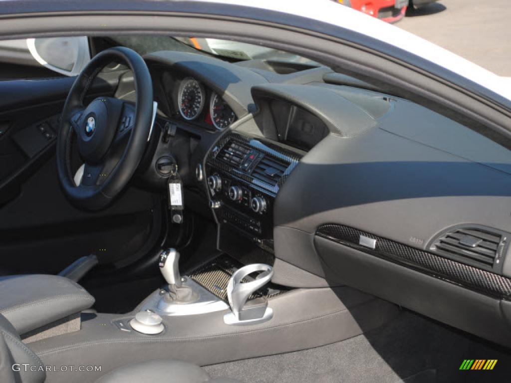 Black Interior 2008 BMW M6 Coupe Photo #38133326