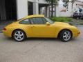 1996 Speed Yellow Porsche 911 Carrera  photo #3