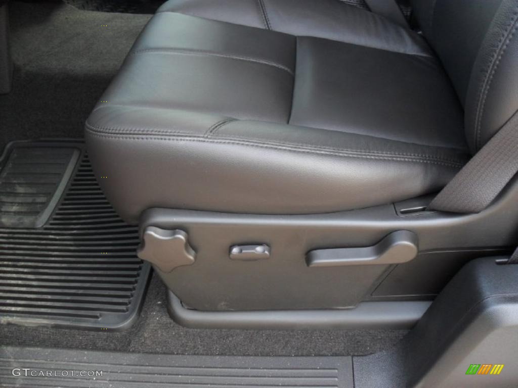 Ebony Interior 2011 Chevrolet Silverado 2500HD LT Extended Cab 4x4 Photo #38133594