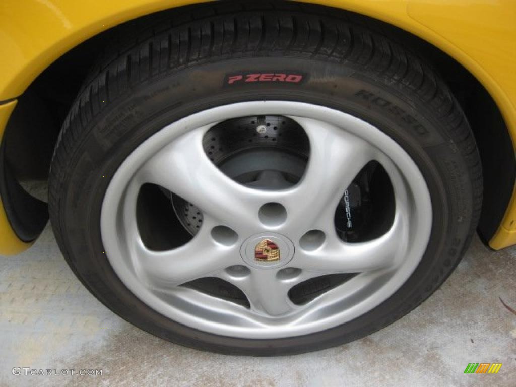 1996 911 Carrera - Speed Yellow / Cashmere Beige photo #20