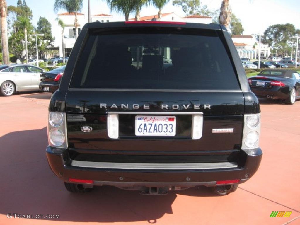 2006 Range Rover Supercharged - Java Black Pearl / Jet Black/Sand photo #4