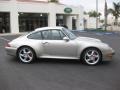 1997 Arctic Silver Metallic Porsche 911 Carrera 4S Coupe  photo #3