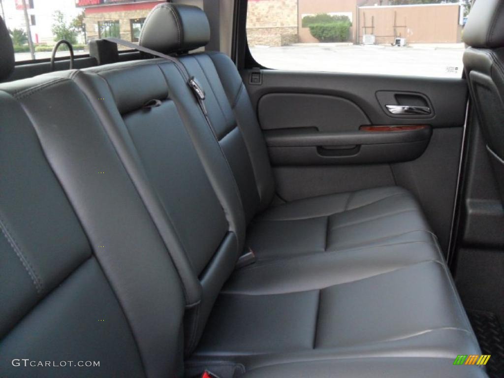 Ebony Interior 2011 Chevrolet Silverado 2500HD LTZ Crew Cab 4x4 Photo #38134570