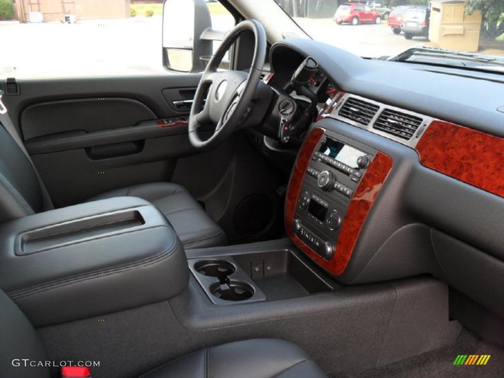 Ebony Interior 2011 Chevrolet Silverado 2500HD LTZ Crew Cab 4x4 Photo #38134598