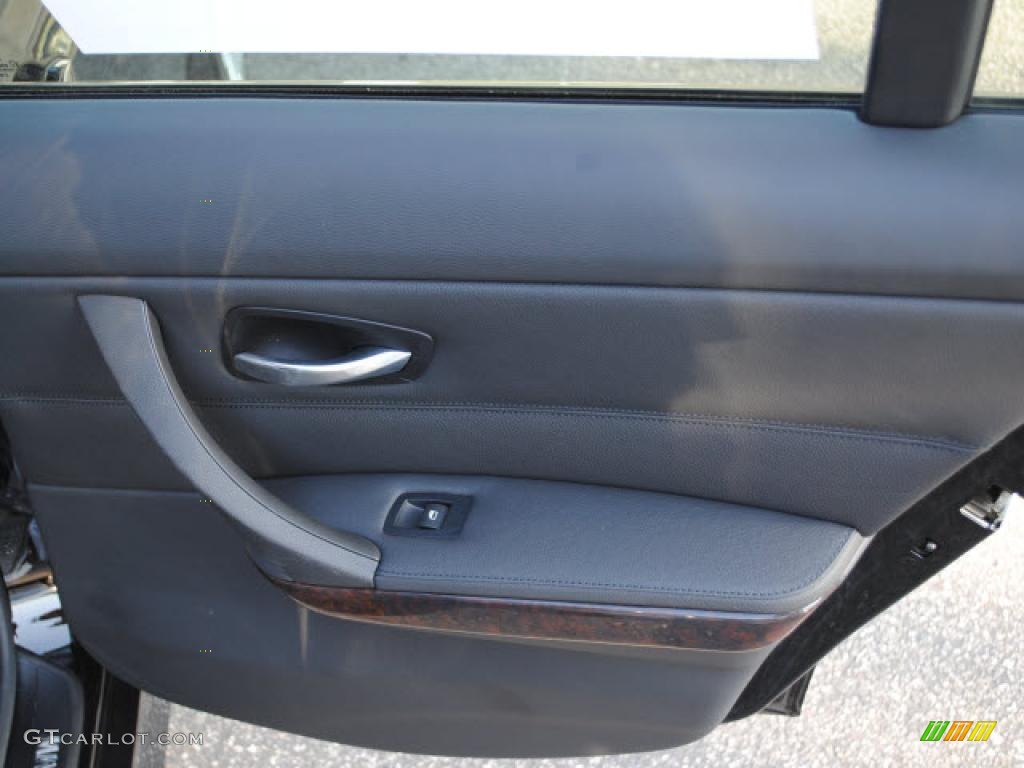 2008 3 Series 328i Sedan - Jet Black / Black photo #7