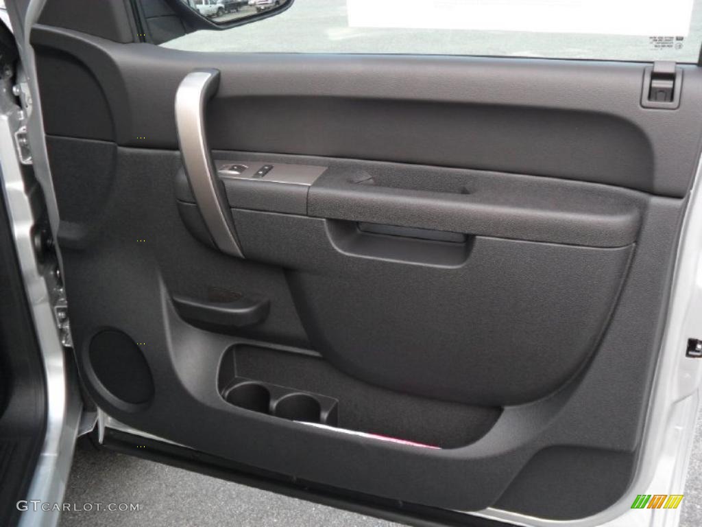 2011 Silverado 1500 LT Crew Cab 4x4 - Sheer Silver Metallic / Ebony photo #21
