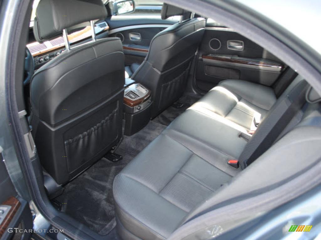 2007 7 Series 750i Sedan - Titanium Grey Metallic / Black photo #11