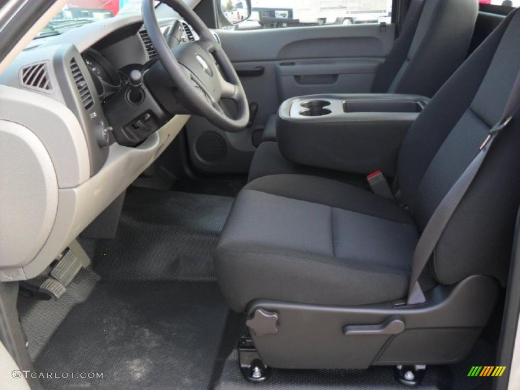 2011 Silverado 1500 LS Regular Cab - Sheer Silver Metallic / Dark Titanium photo #7