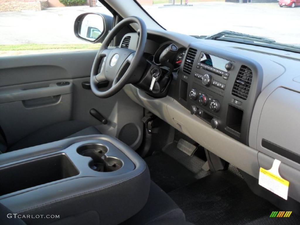 Dark Titanium Interior 2011 Chevrolet Silverado 1500 LS Regular Cab Photo #38135938