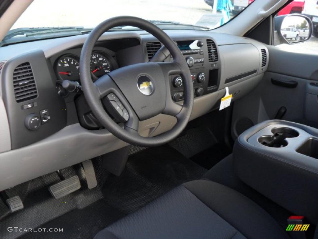 2011 Chevrolet Silverado 1500 LS Regular Cab Dark Titanium Dashboard Photo #38135998