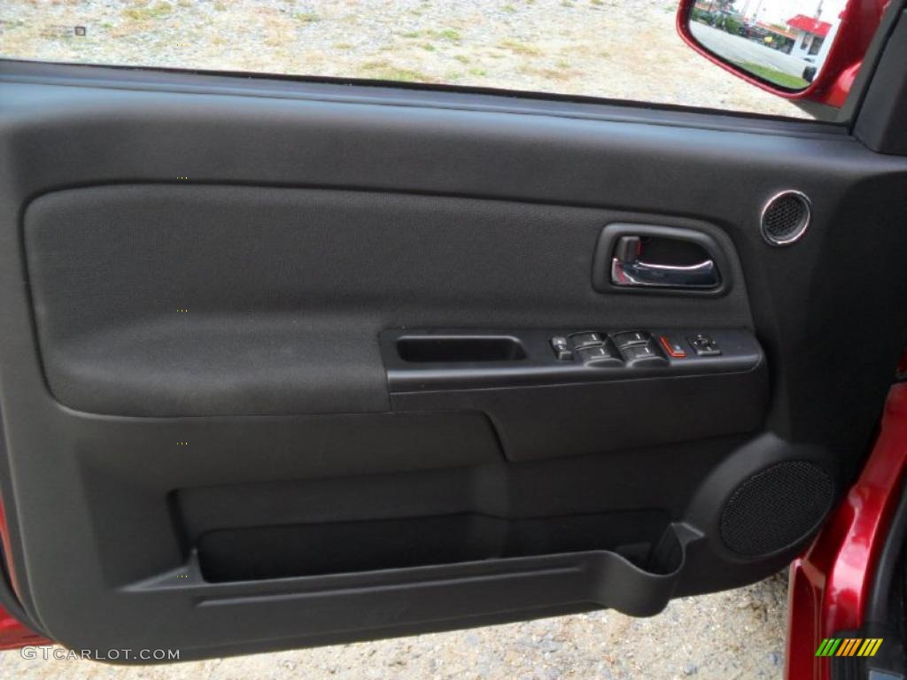 Ebony Interior 2011 Chevrolet Colorado LT Crew Cab Photo #38136146