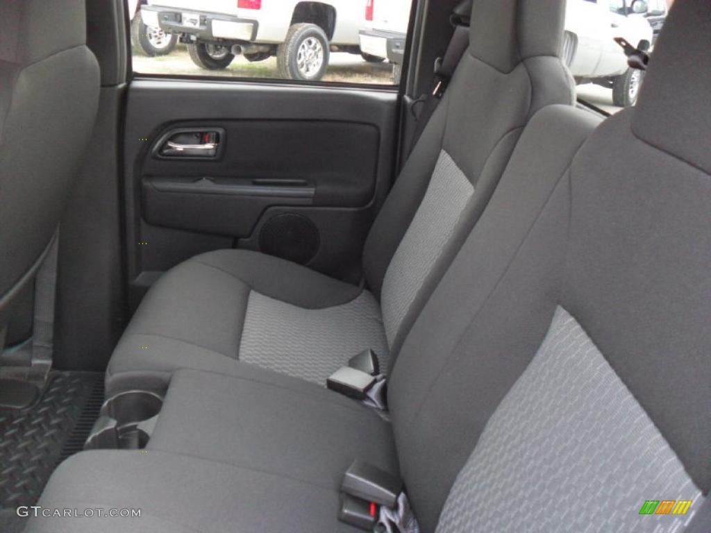 Ebony Interior 2011 Chevrolet Colorado LT Crew Cab Photo #38136226