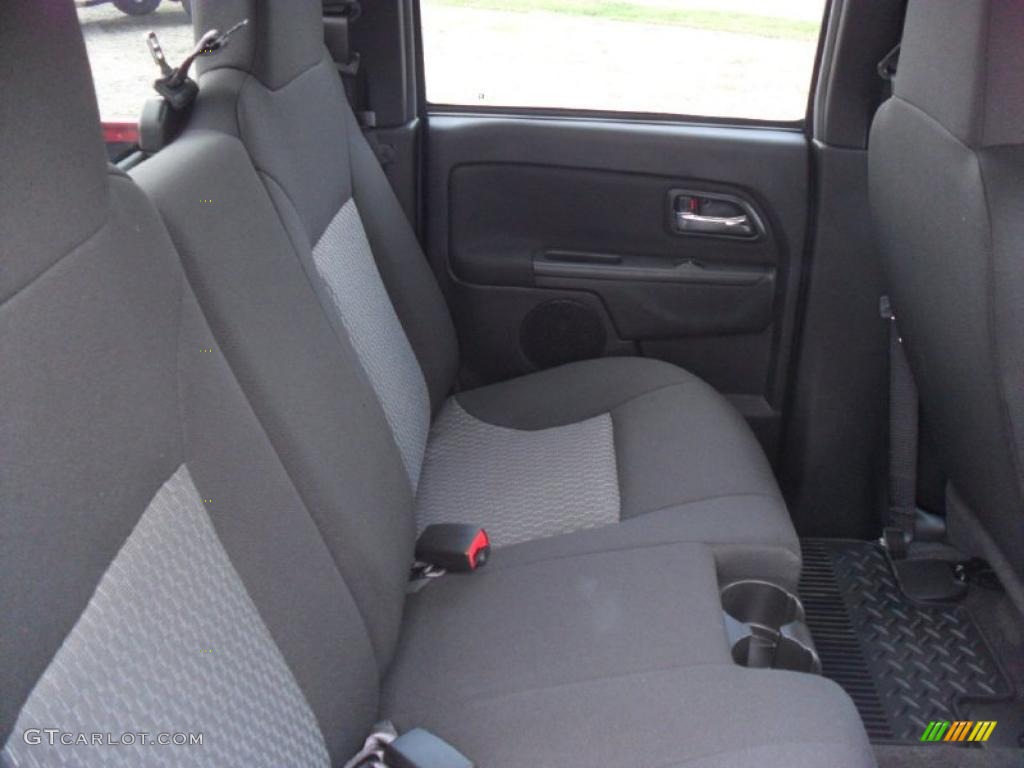 Ebony Interior 2011 Chevrolet Colorado LT Crew Cab Photo #38136294