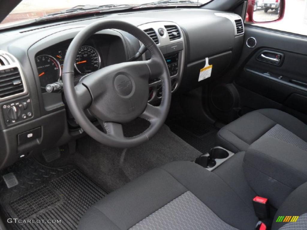 2011 Chevrolet Colorado LT Crew Cab Ebony Dashboard Photo #38136426