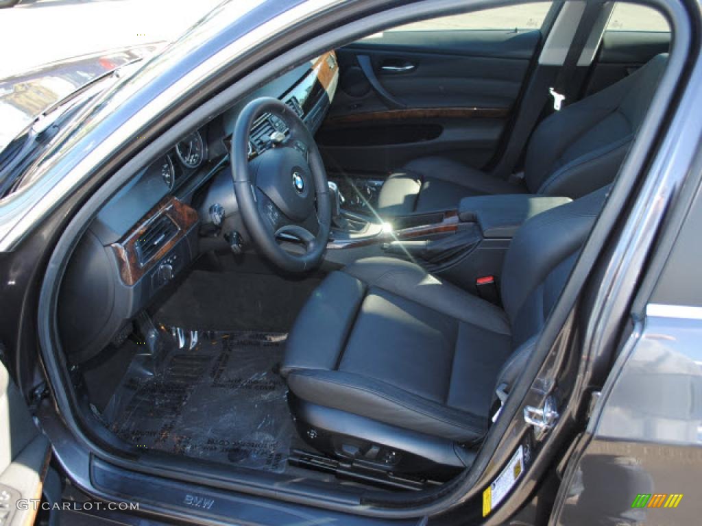 2007 3 Series 335i Sedan - Space Gray Metallic / Black photo #17