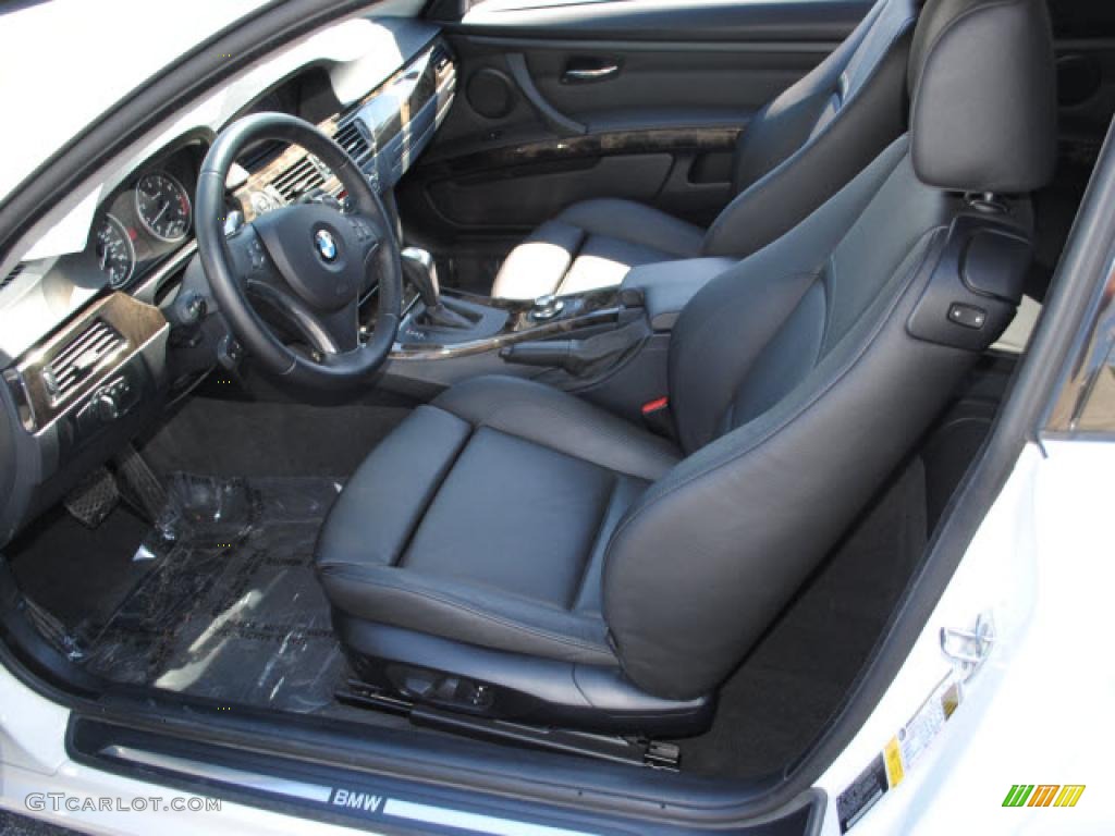 Black Interior 2008 BMW 3 Series 328i Coupe Photo #38138414