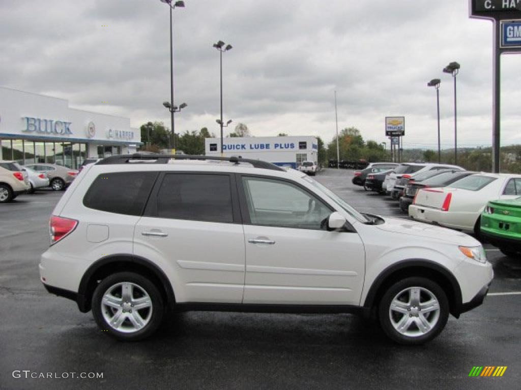 2010 Forester 2.5 X Limited - Satin White Pearl / Platinum photo #2