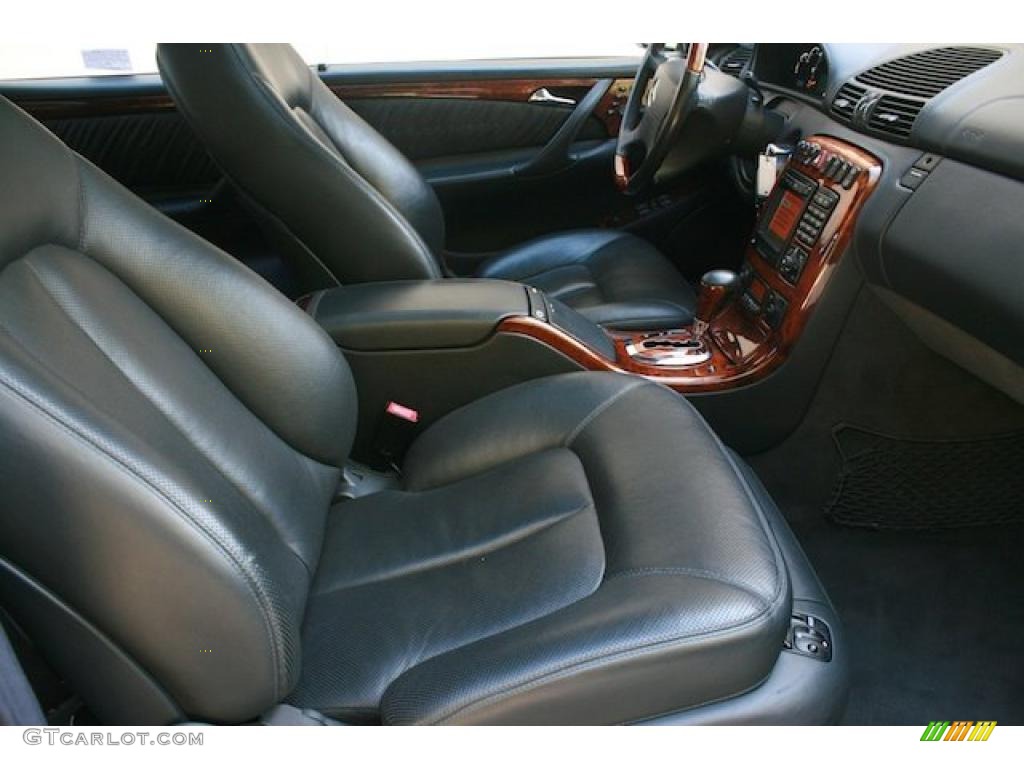 Charcoal Interior 2002 Mercedes-Benz CL 600 Photo #38141990