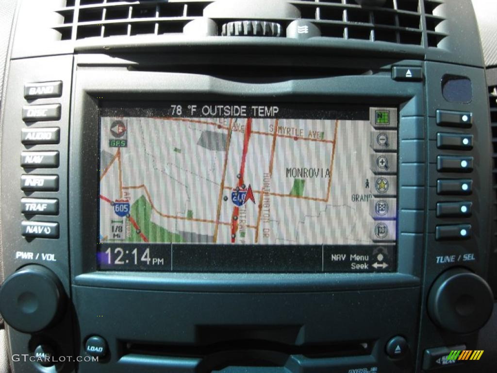 2005 Cadillac CTS -V Series Navigation Photos