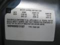 Info Tag of 2005 CTS -V Series