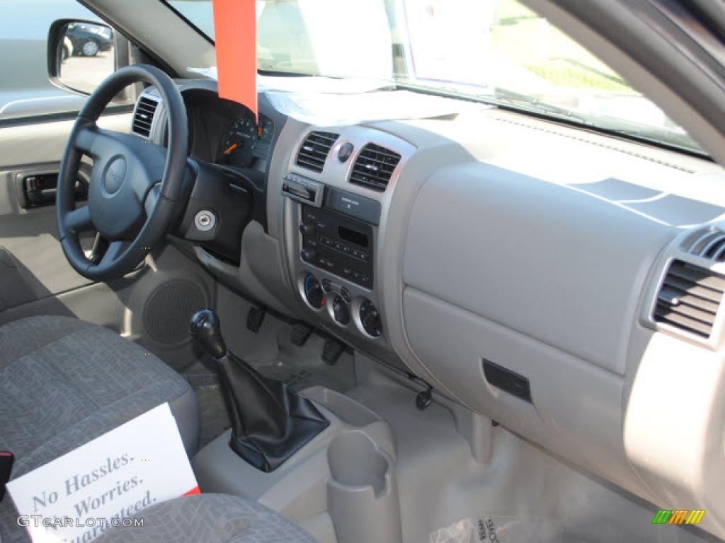 2007 GMC Canyon Regular Cab Pewter Dashboard Photo #38143294