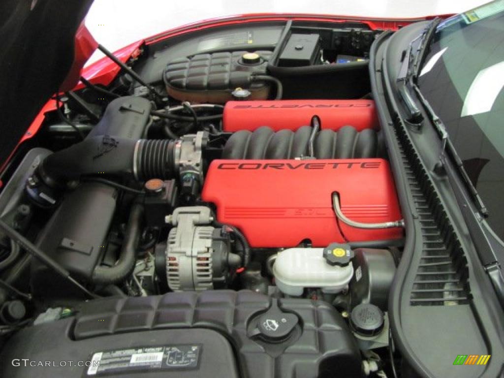 2003 Chevrolet Corvette Z06 5.7 Liter OHV 16 Valve LS6 V8 Engine Photo #38143798