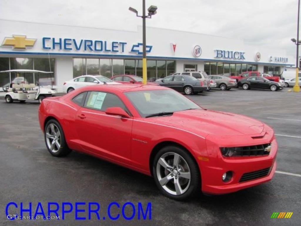 2011 Camaro SS Coupe - Victory Red / Black photo #1