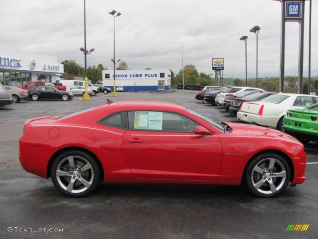 2011 Camaro SS Coupe - Victory Red / Black photo #2
