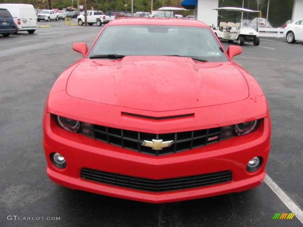 2011 Camaro SS Coupe - Victory Red / Black photo #4