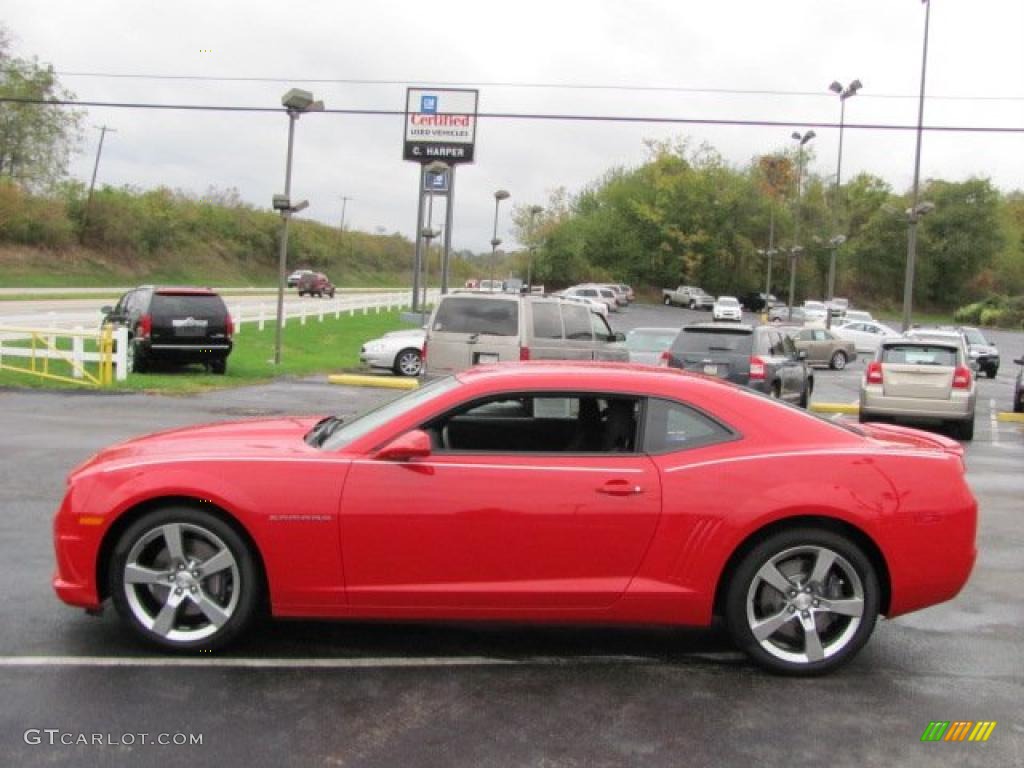 2011 Camaro SS Coupe - Victory Red / Black photo #6