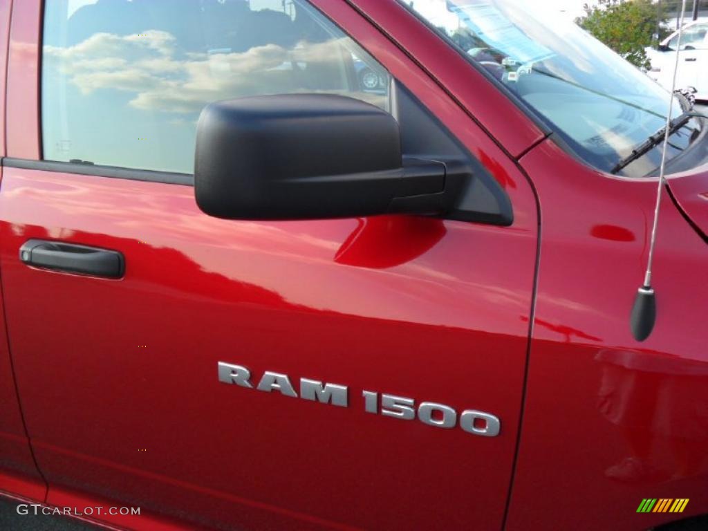 2011 Ram 1500 ST Quad Cab - Deep Cherry Red Crystal Pearl / Dark Slate Gray/Medium Graystone photo #22