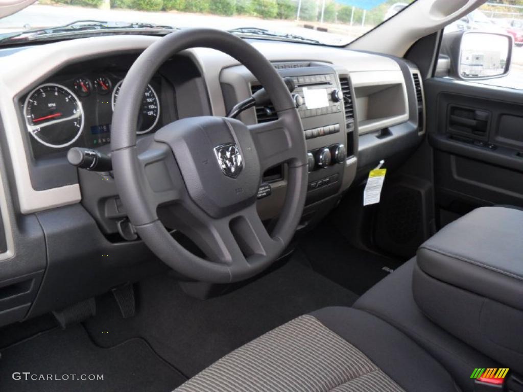 2011 Ram 1500 ST Quad Cab - Deep Cherry Red Crystal Pearl / Dark Slate Gray/Medium Graystone photo #25