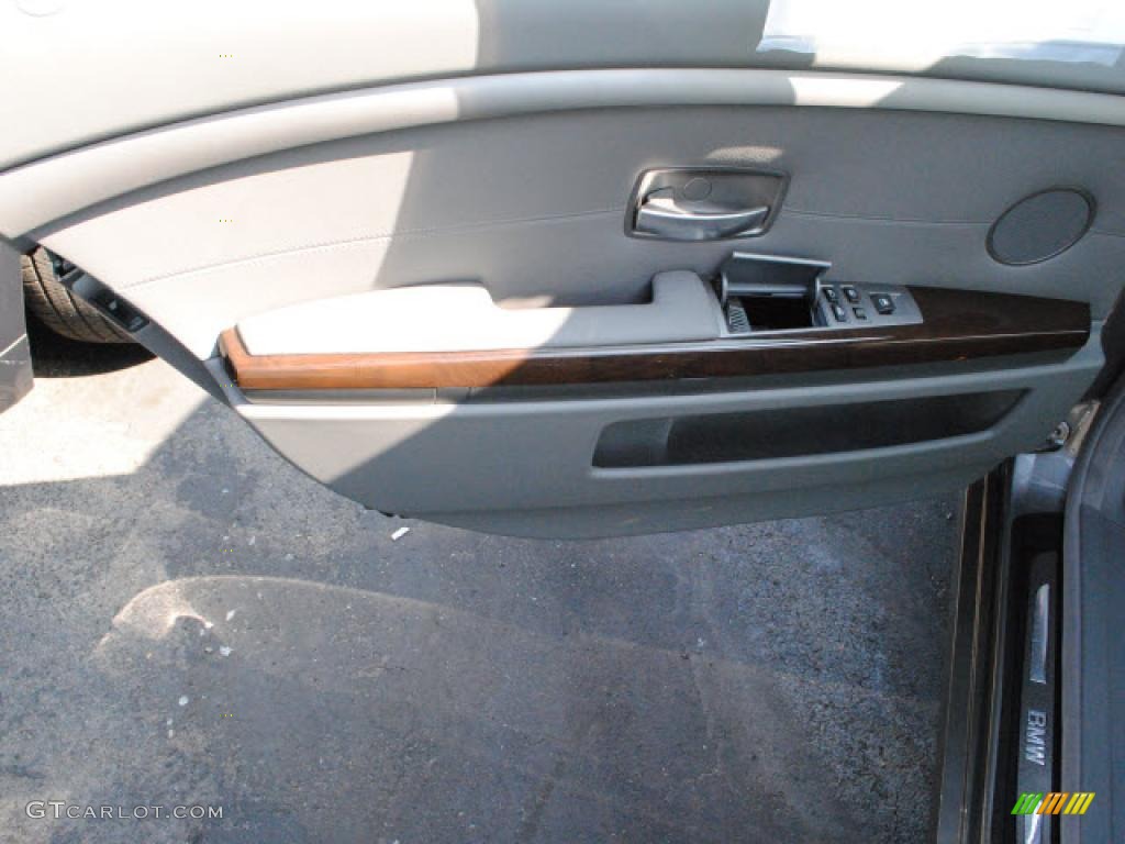 2008 7 Series 750Li Sedan - Sterling Grey Metallic / Flannel Grey photo #14