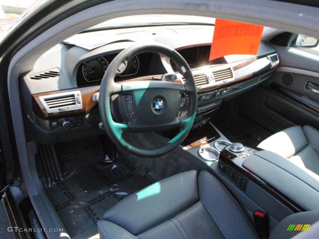 2008 7 Series 750Li Sedan - Sterling Grey Metallic / Flannel Grey photo #15